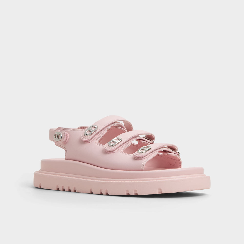 Halendar Light Pink Women's Footbed sandals - Footbed sandal, Footbed sandal