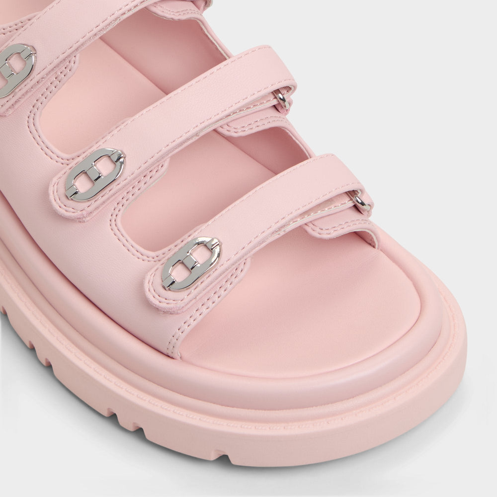 Halendar Light Pink Women's Footbed sandals - Footbed sandal, Footbed sandal