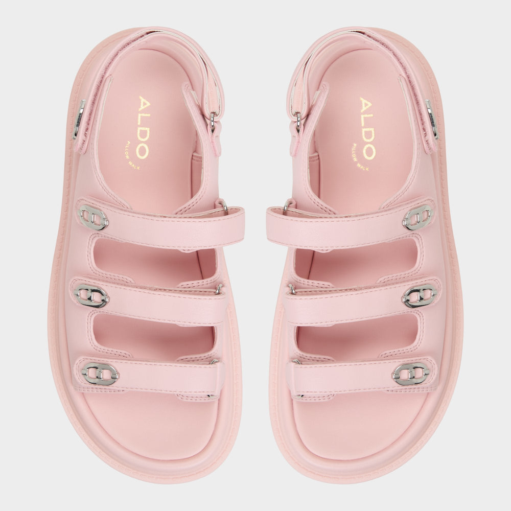 Halendar Light Pink Women's Footbed sandals - Footbed sandal, Footbed sandal