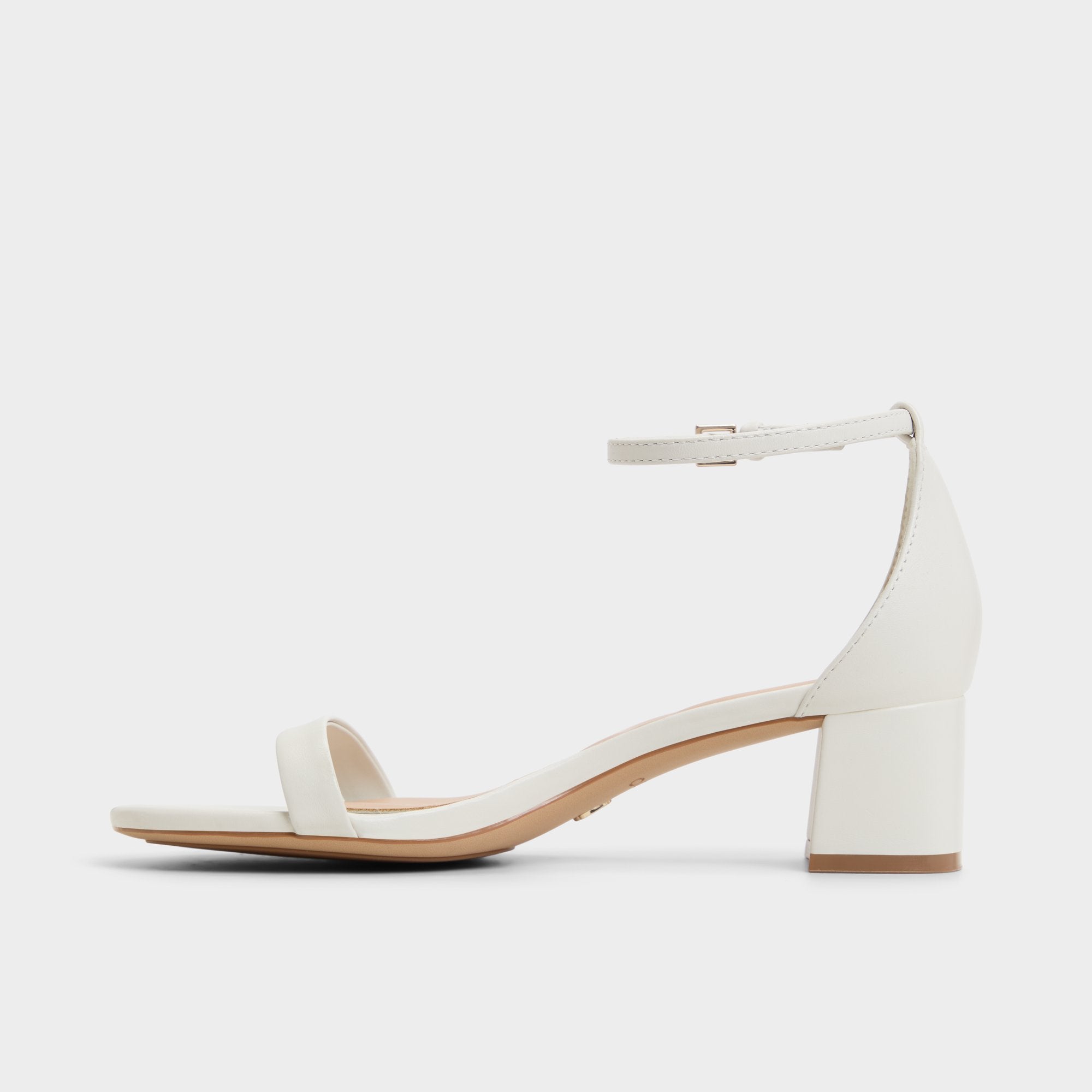 Calliope White/Bone Women's Block heels - Heeled sandal, Block heel