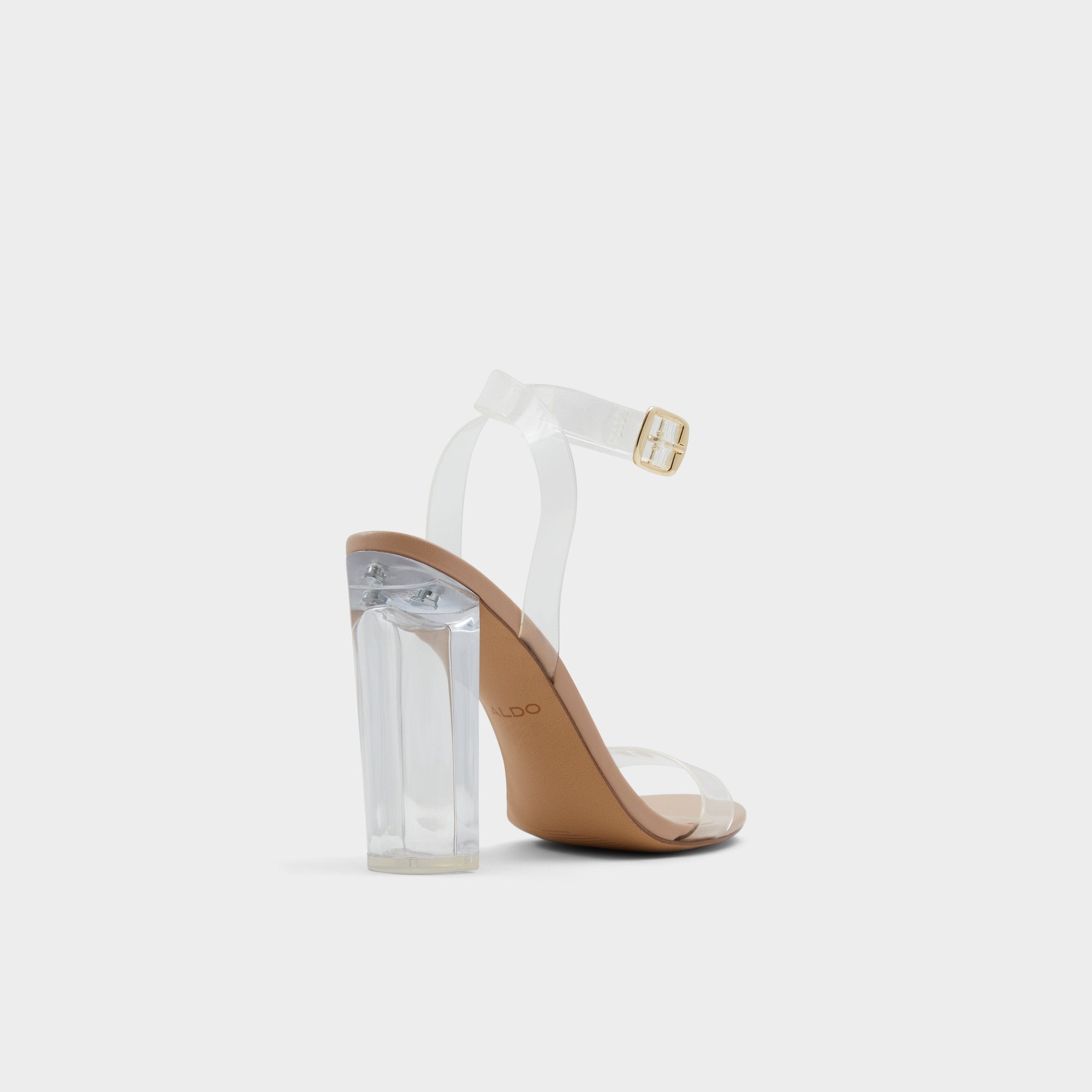 Aniwien Bone Women's Strappy sandals - Strappy heeled sandal, Block heel