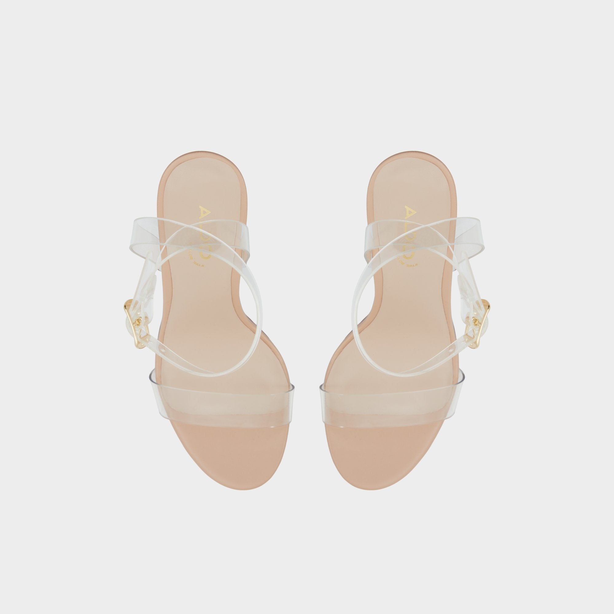 Aniwien Bone Women's Strappy sandals - Strappy heeled sandal, Block heel