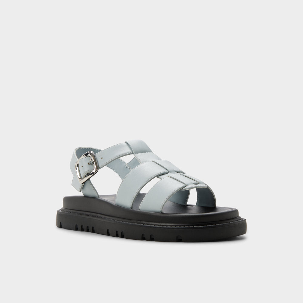 Linettie in Other Blue - Gladiator sandal, Footbed sandal