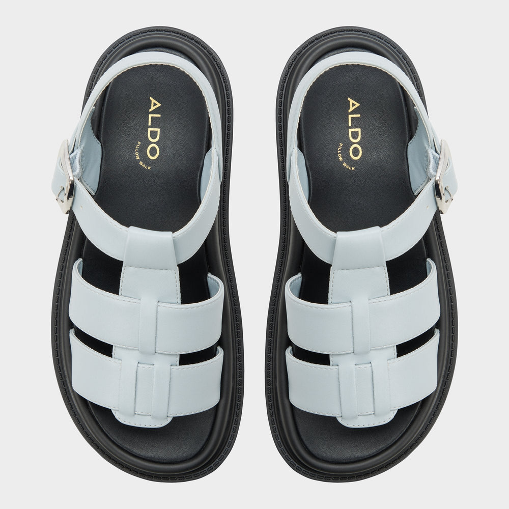 Linettie in Other Blue - Gladiator sandal, Footbed sandal