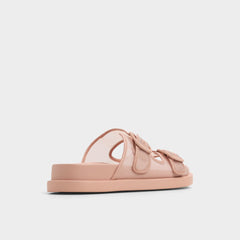 Devanassi Light Pink Women's Footbed sandals -