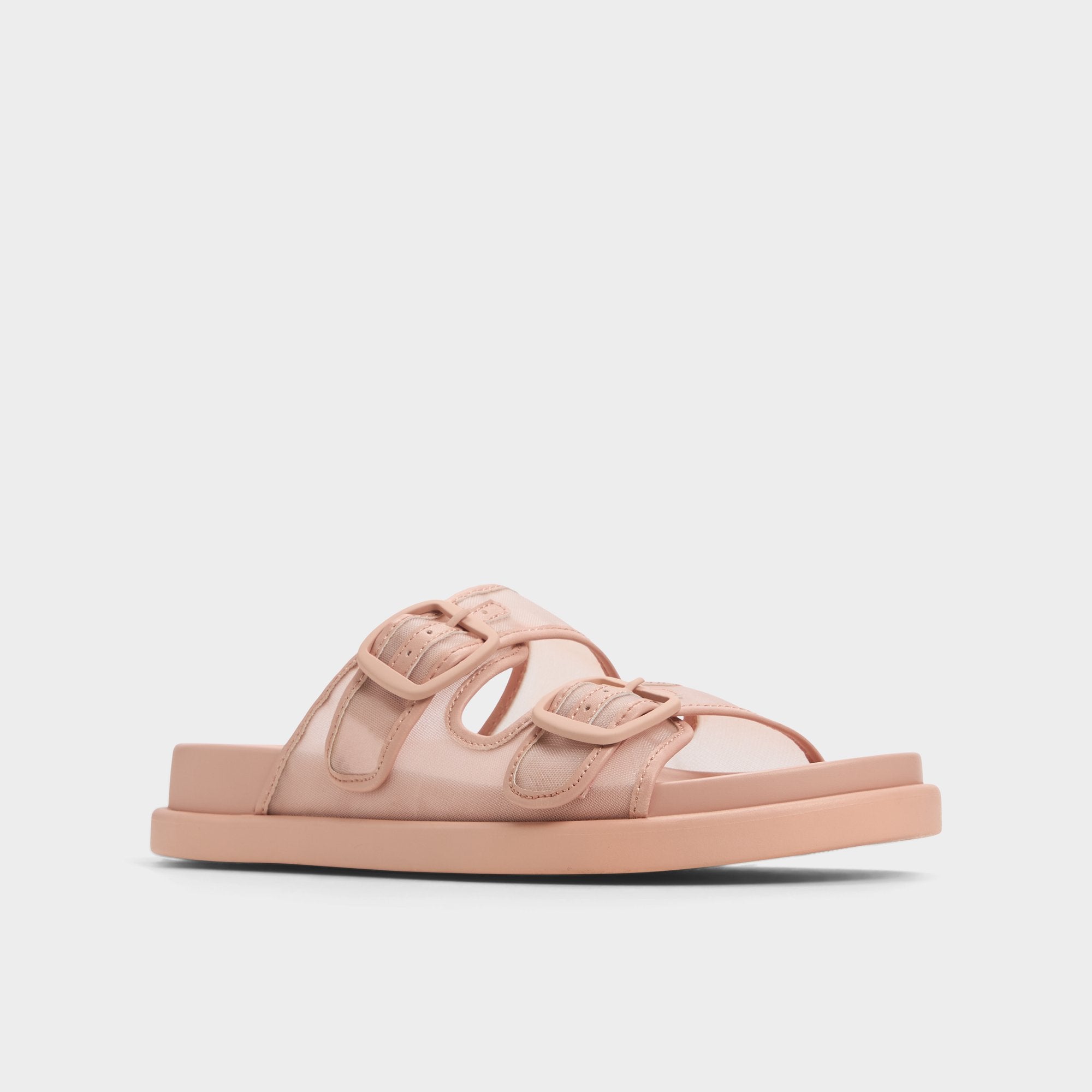 Devanassi Light Pink Women's Footbed sandals -