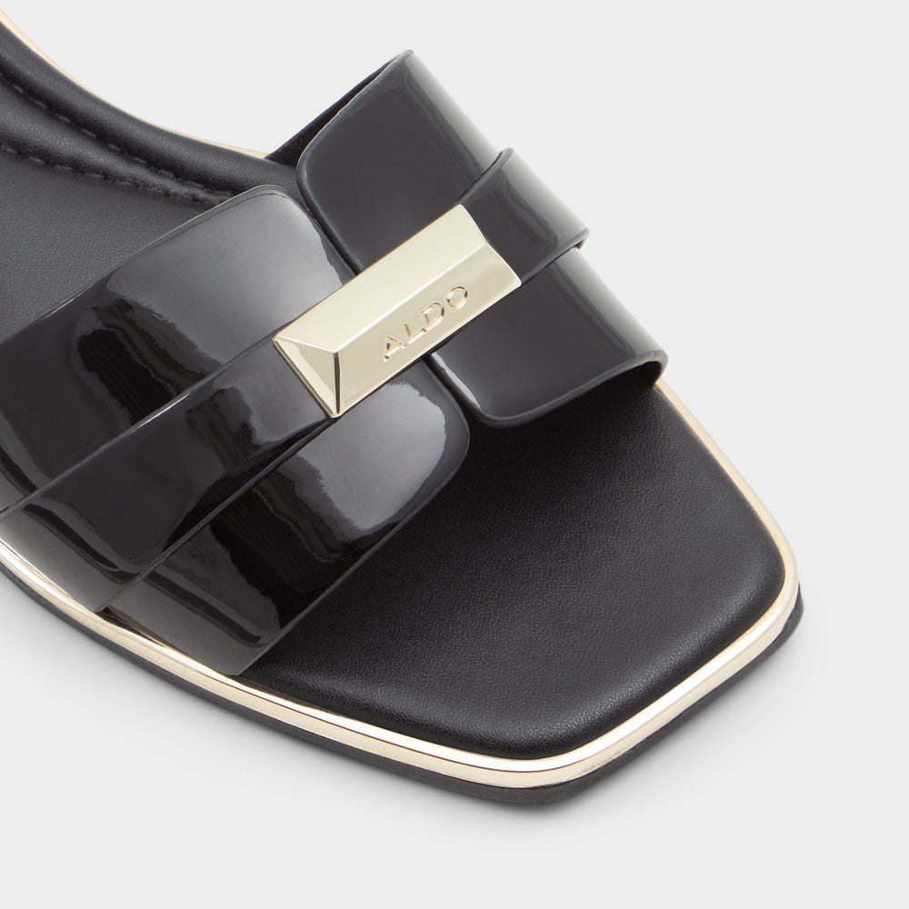 Darine in Xt Black - Slide sandal