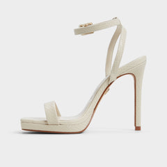 Kaathy Light Brown Women's Strappy Heels - Strappy heeled sandal