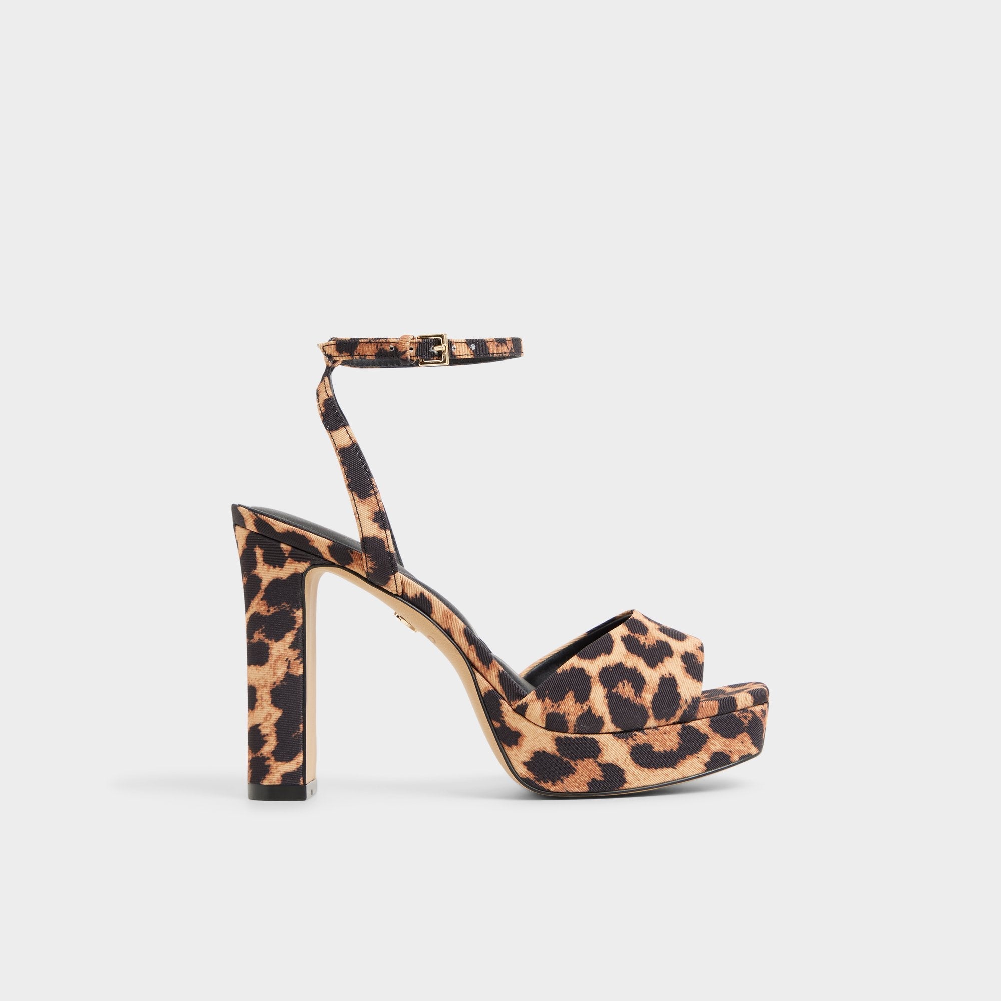 Chicgleam Brown Multi Women's Strappy sandals - Strappy heeled sandal, Platform