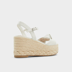 Annamarie White Women's Wedges - Wedge sandal, Wedge heel