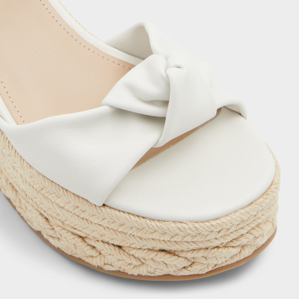 Annamarie White Women's Wedges - Wedge sandal, Wedge heel