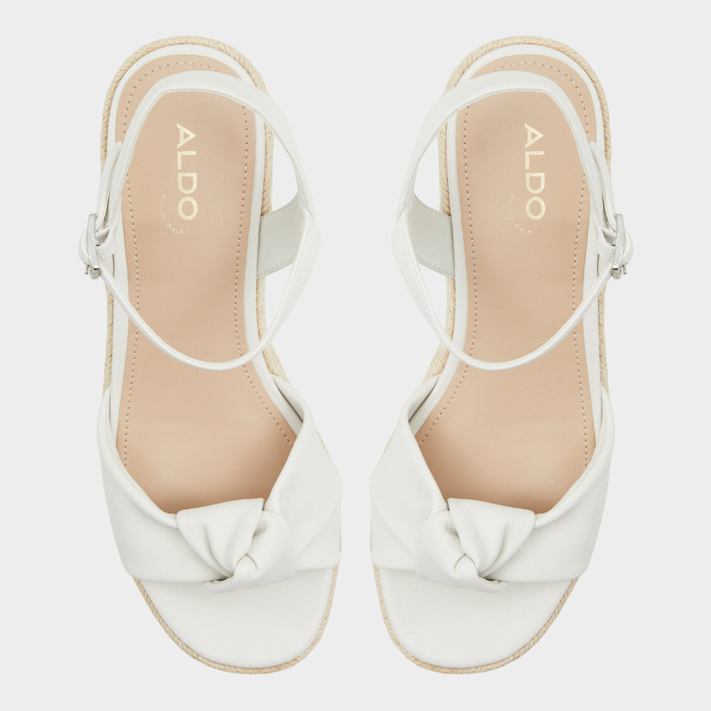 Annamarie White Women's Wedges - Wedge sandal, Wedge heel
