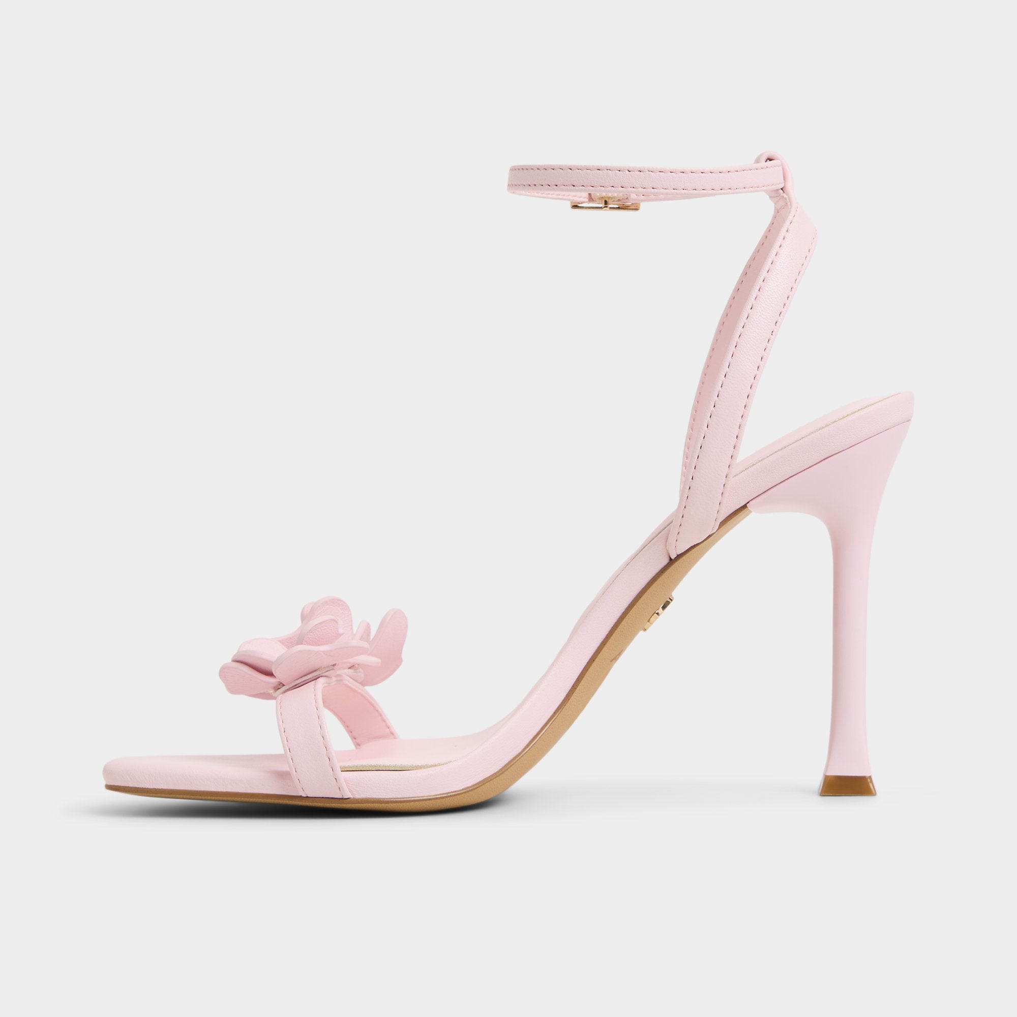 Daisylily Light Pink Women's Heeled sandals - Strappy heeled sandal, Stiletto heel