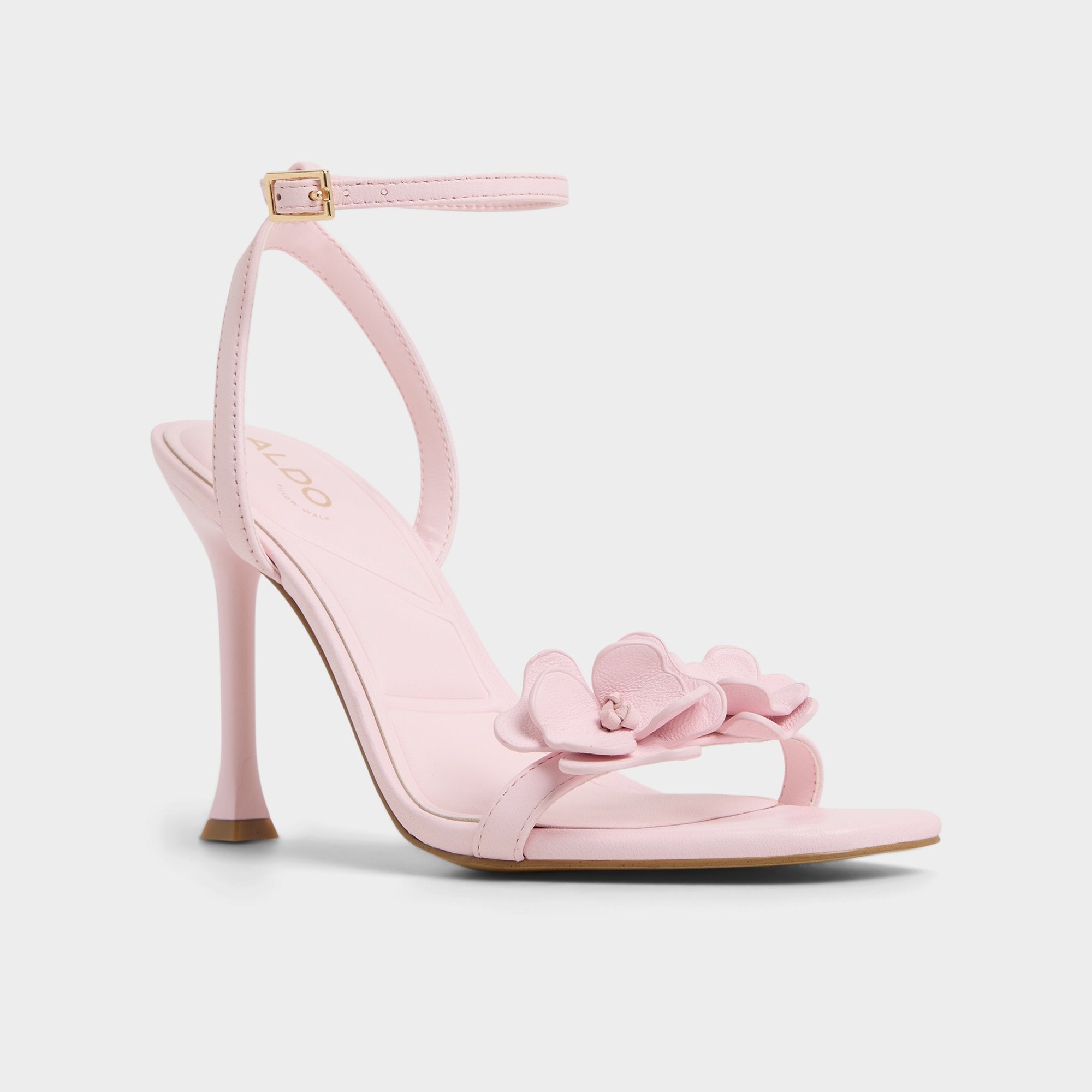 Daisylily Light Pink Women's Heeled sandals - Strappy heeled sandal, Stiletto heel