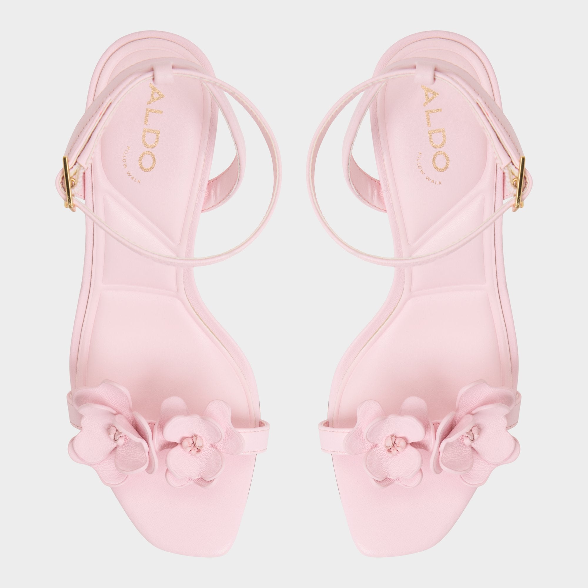 Daisylily Light Pink Women's Heeled sandals - Strappy heeled sandal, Stiletto heel