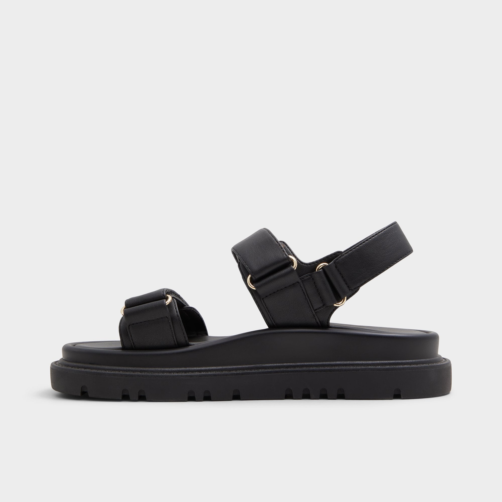 Linette Black Women's Footbed sandals - Footbed sandal, Footbed sandal