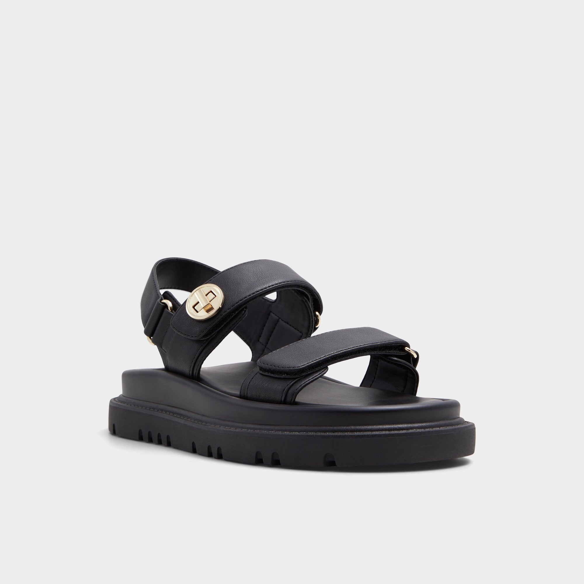 Linette Black Women's Footbed sandals - Footbed sandal, Footbed sandal