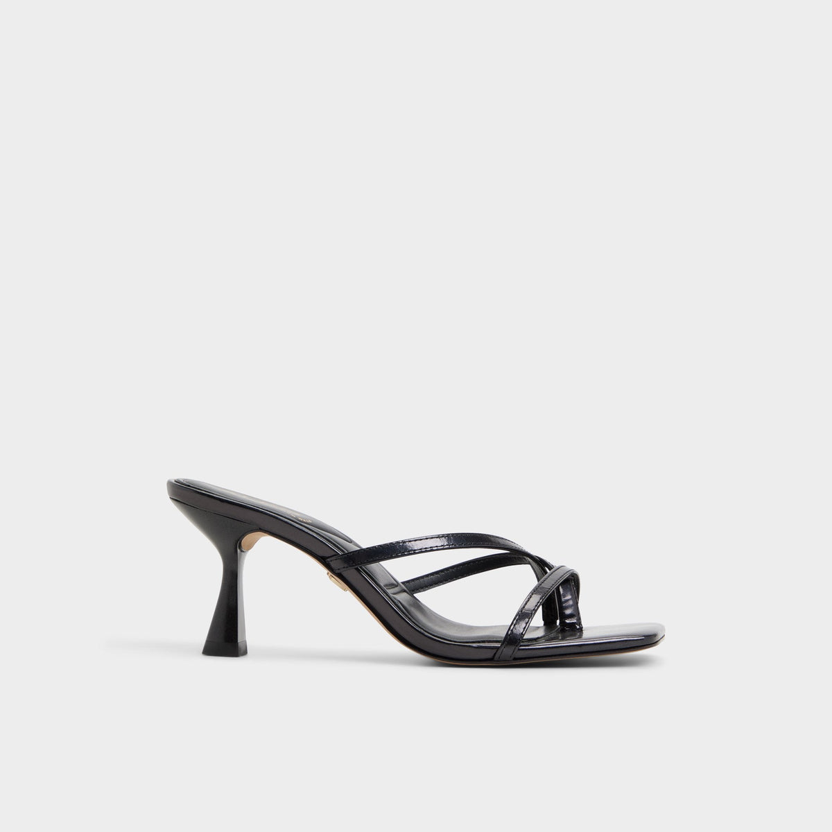 Calypsa Black Women's Animal Prints - Strappy heeled sandal, Block heel
