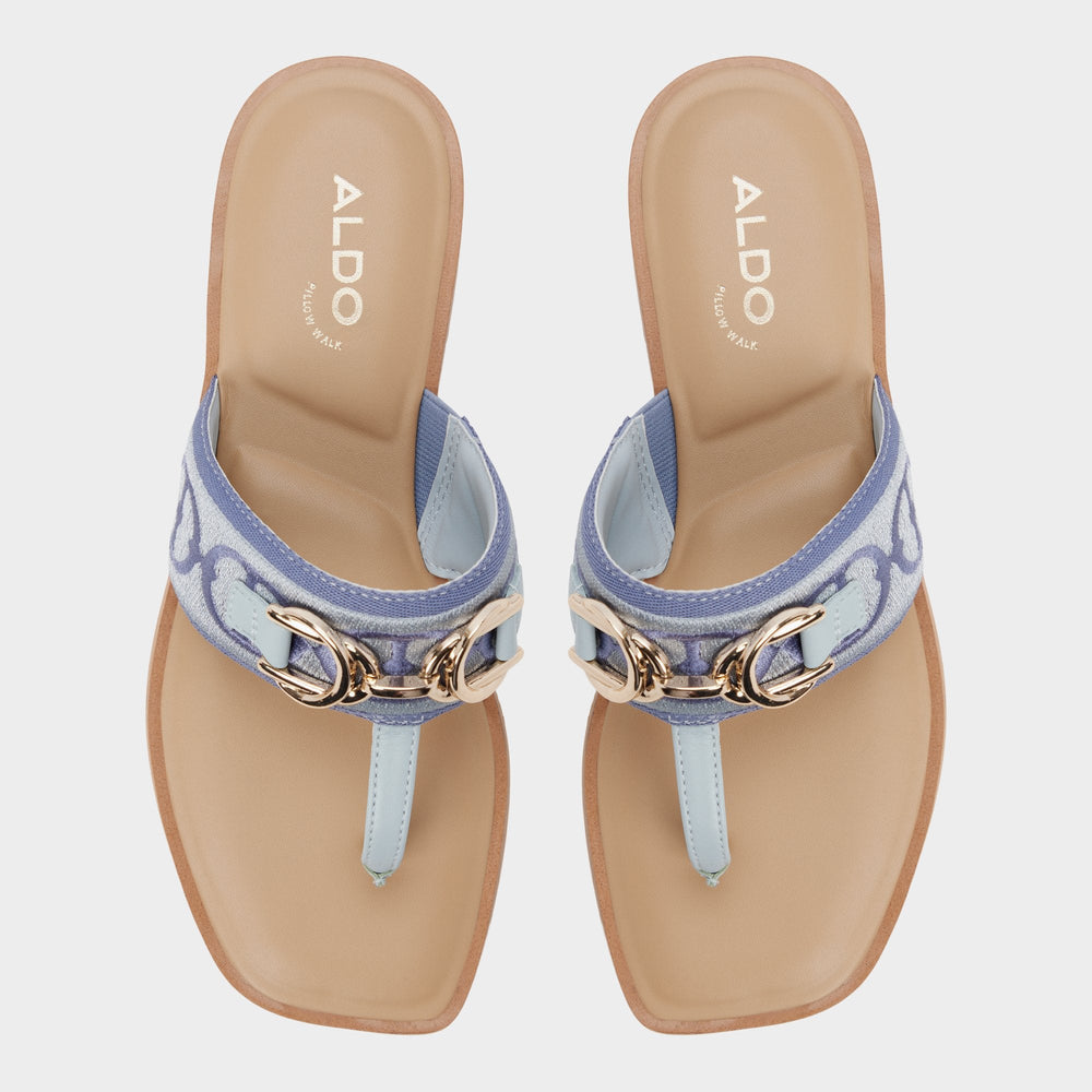 Coralynna in Other Blue - T-strap sandal