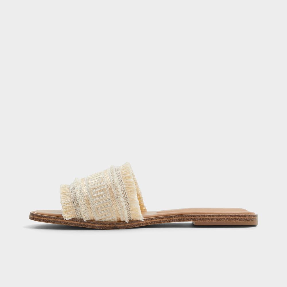 Nalani Gold Women's Flats - Slide sandal