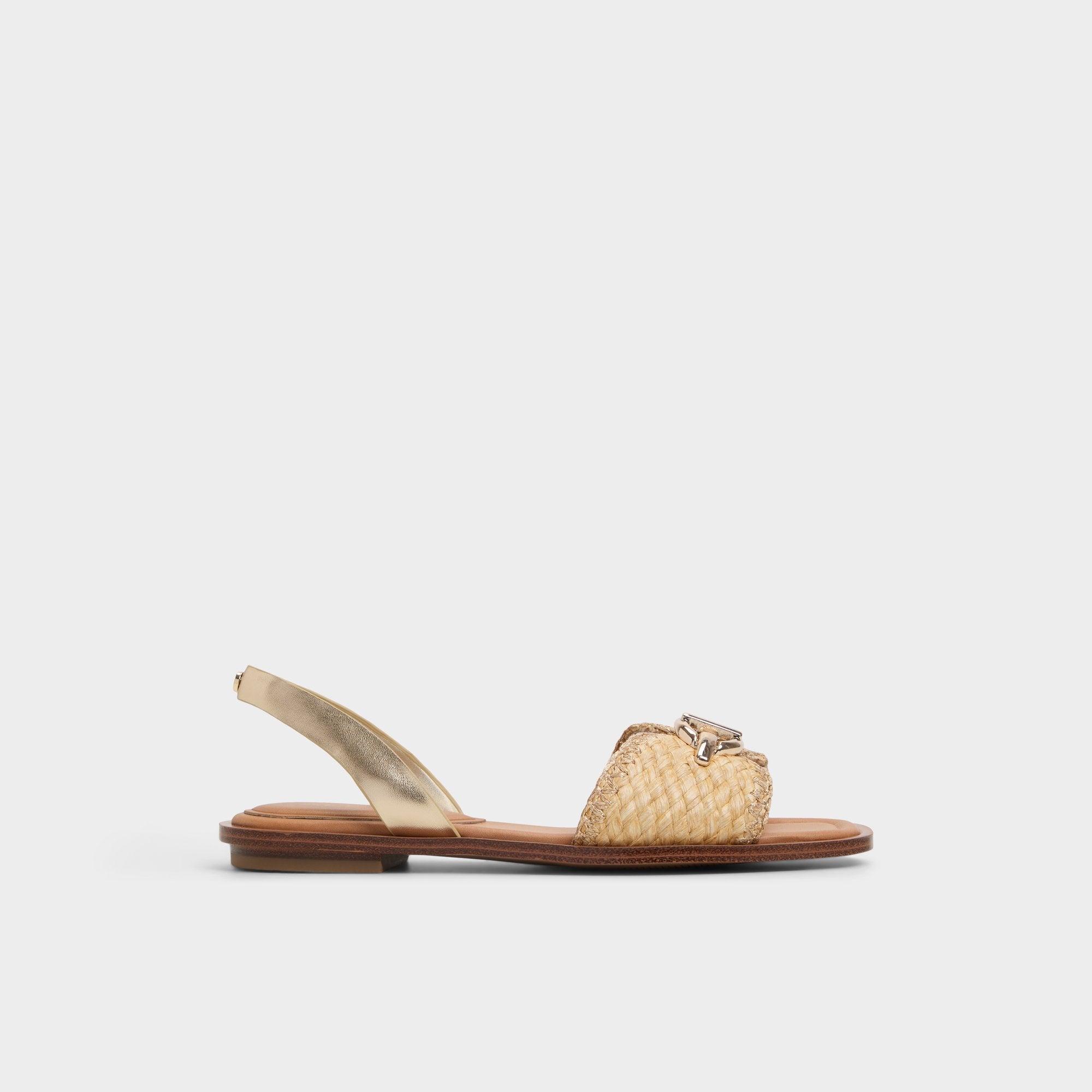 Goassi Gold Women's Iridescent metallics - Flat sandal