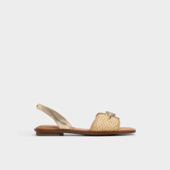 Goassi Gold Women's Iridescent metallics - Flat sandal