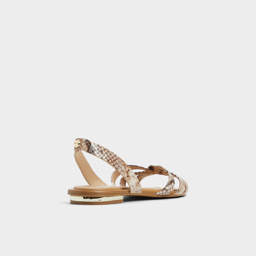 Marassita Brown Multi Women's Slingbacks - Flat sandal
