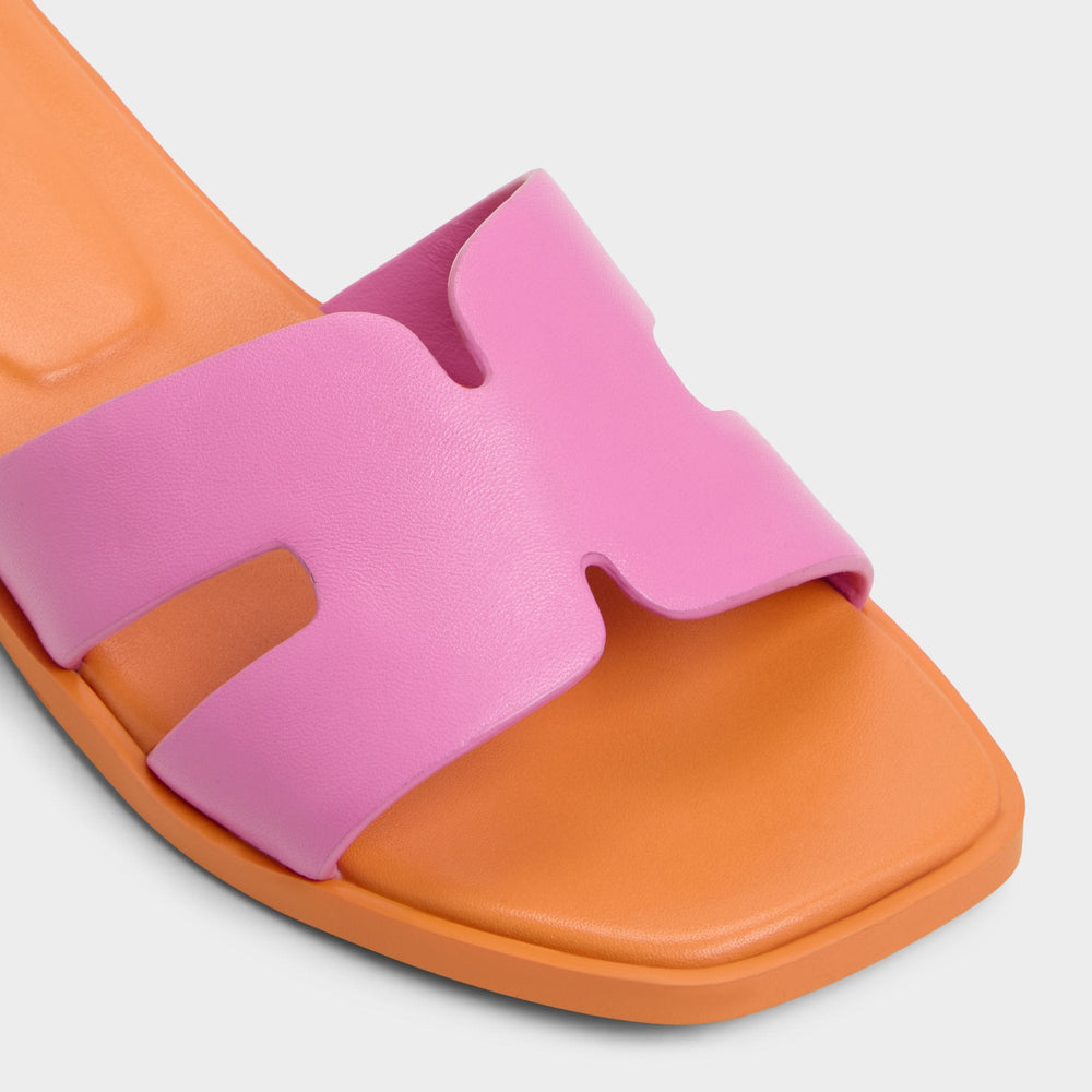 Itsandal Bright Pink Women's Flats - Slide sandal
