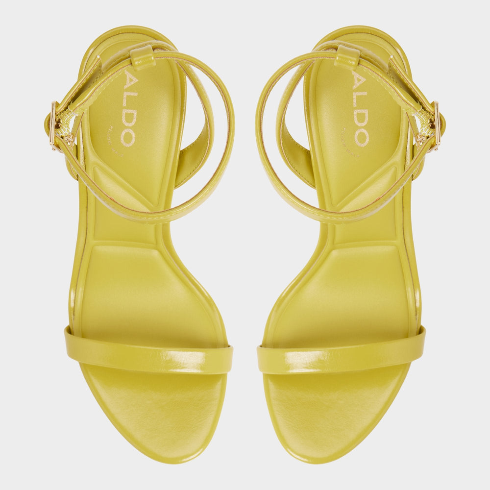 Maristou Lime Green Women's Heeled sandals - Strappy heeled sandal, Stiletto heel