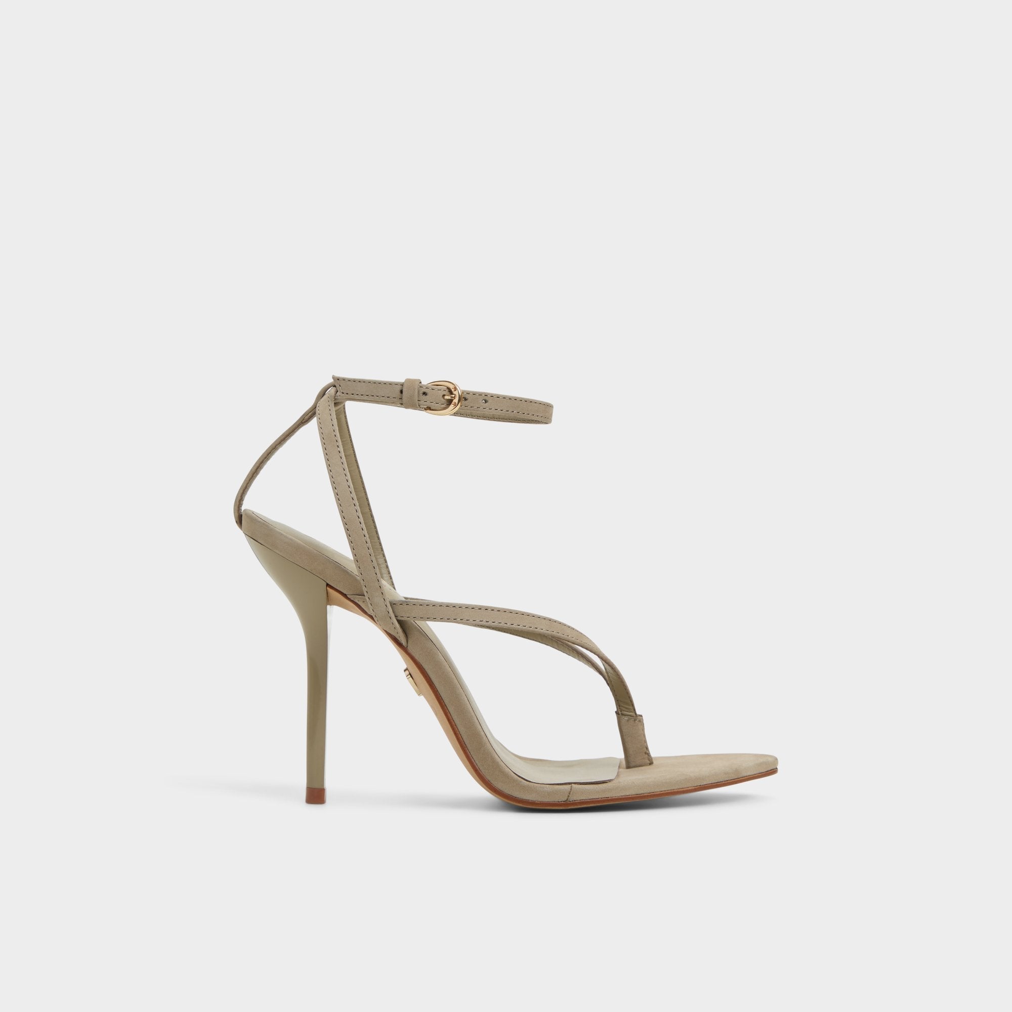 Abyfindley Other Green Women's Strappy sandals - Heeled flip flop, Stiletto heel