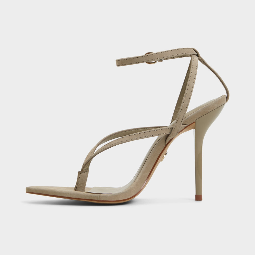 Abyfindley Other Green Women's Strappy sandals - Heeled flip flop, Stiletto heel