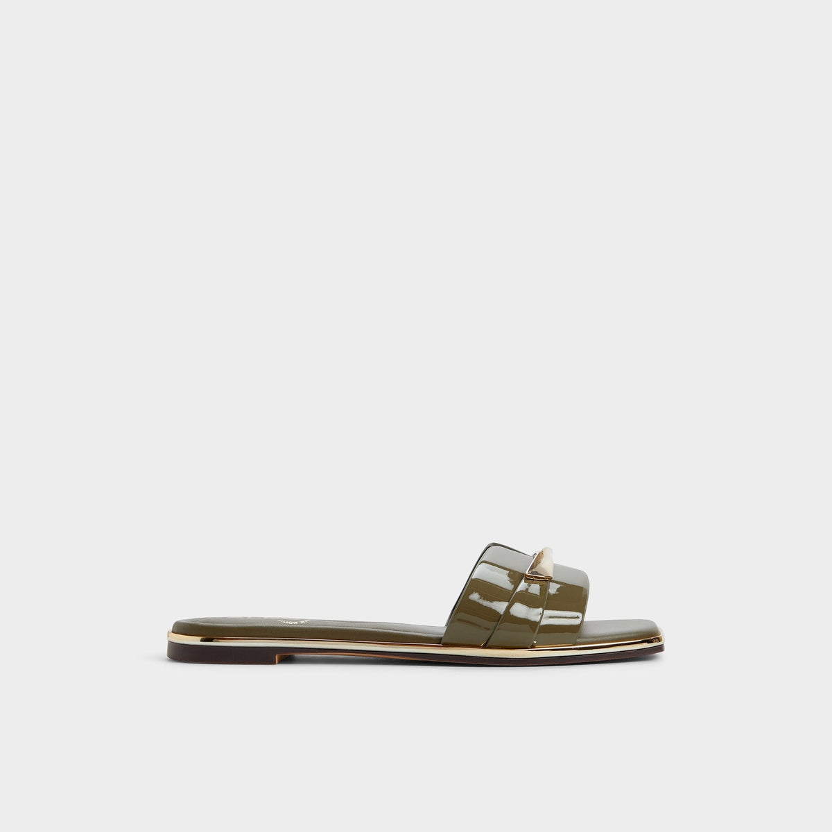 Darlina Other Green Women's Flats - Slide sandal