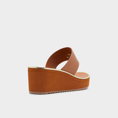 Maesllan Medium Brown Women's Wedges - Wedge sandal, Wedge heel