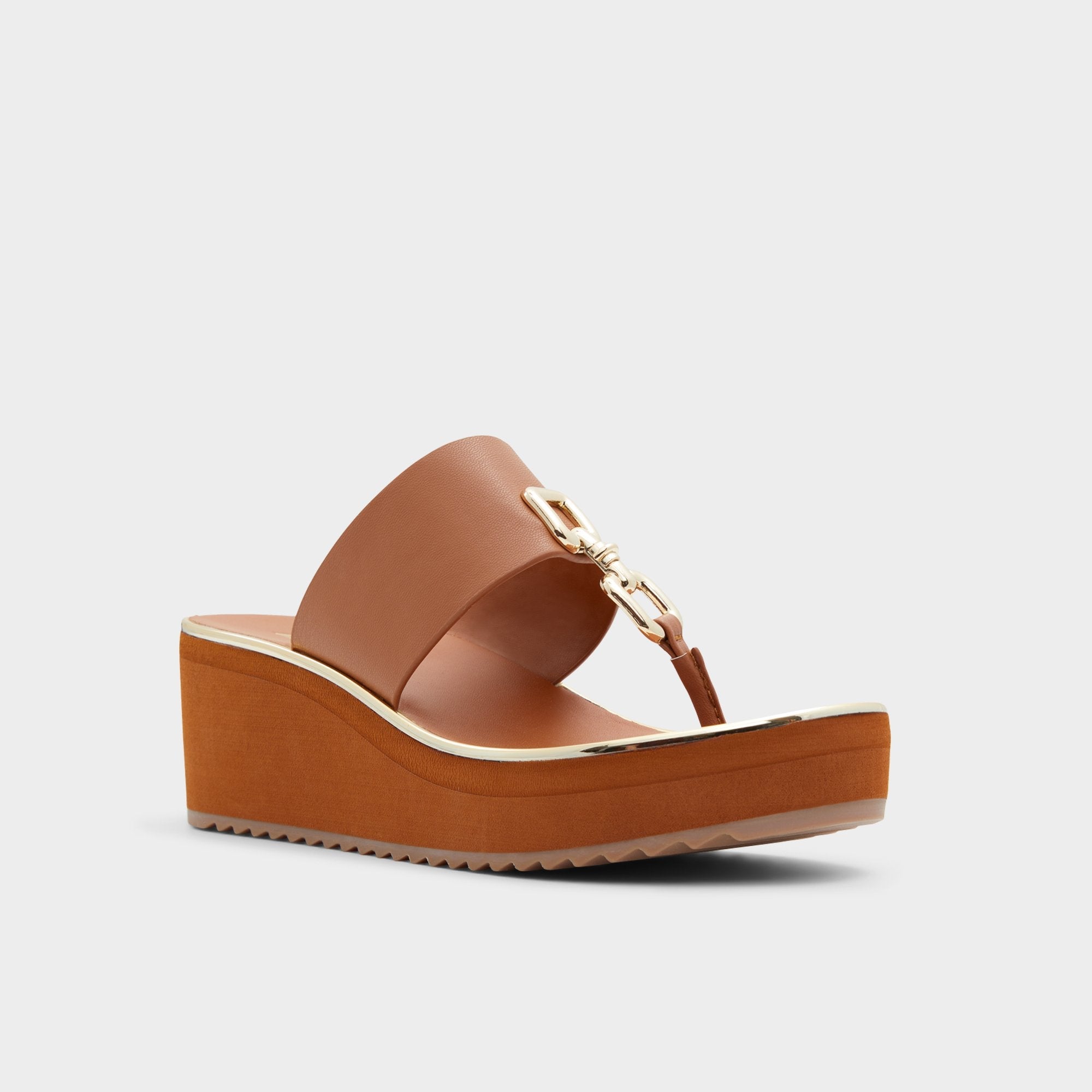 Maesllan Medium Brown Women's Wedges - Wedge sandal, Wedge heel