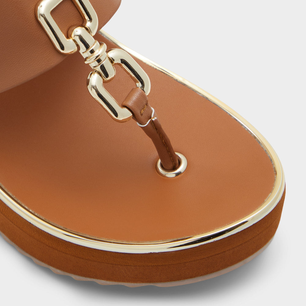Maesllan Medium Brown Women's Wedges - Wedge sandal, Wedge heel