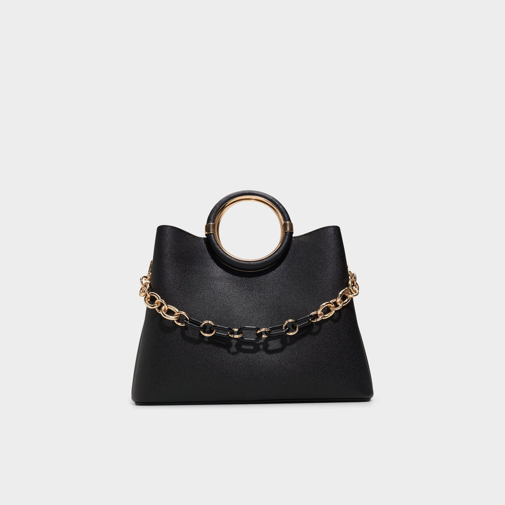 Dovieex Black Women's Top Handle Bags - Satchel bag