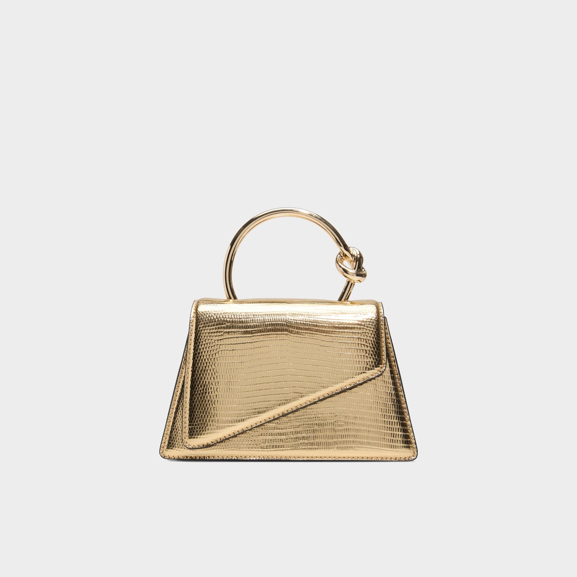 Aellaax Gold Women's Top Handle Bags - Top handle bag
