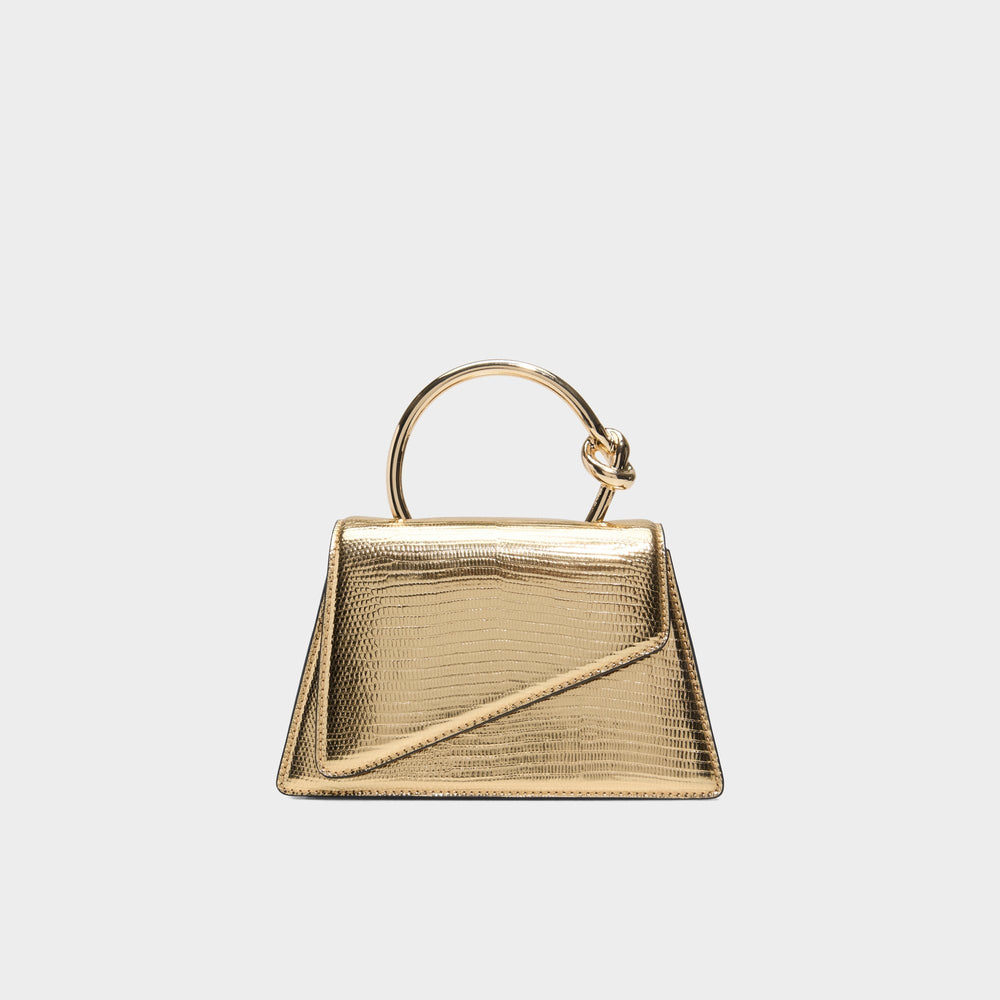 Aellaax Gold Women's Top Handle Bags - Top handle bag