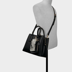 Jeynnaa in Black - Satchel bag
