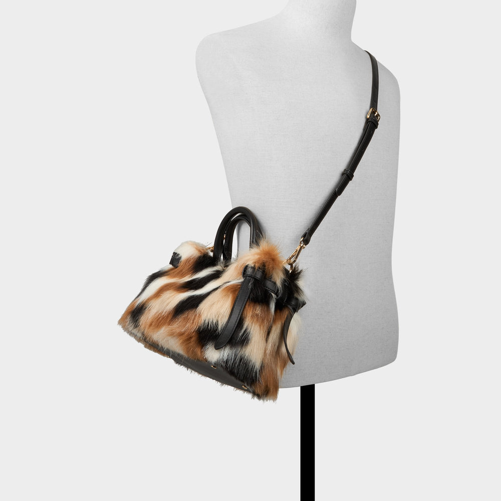 Leverr in Open Brown - Satchel bag