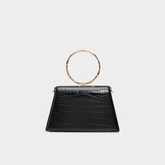 Akaylee in Black - Top handle bag