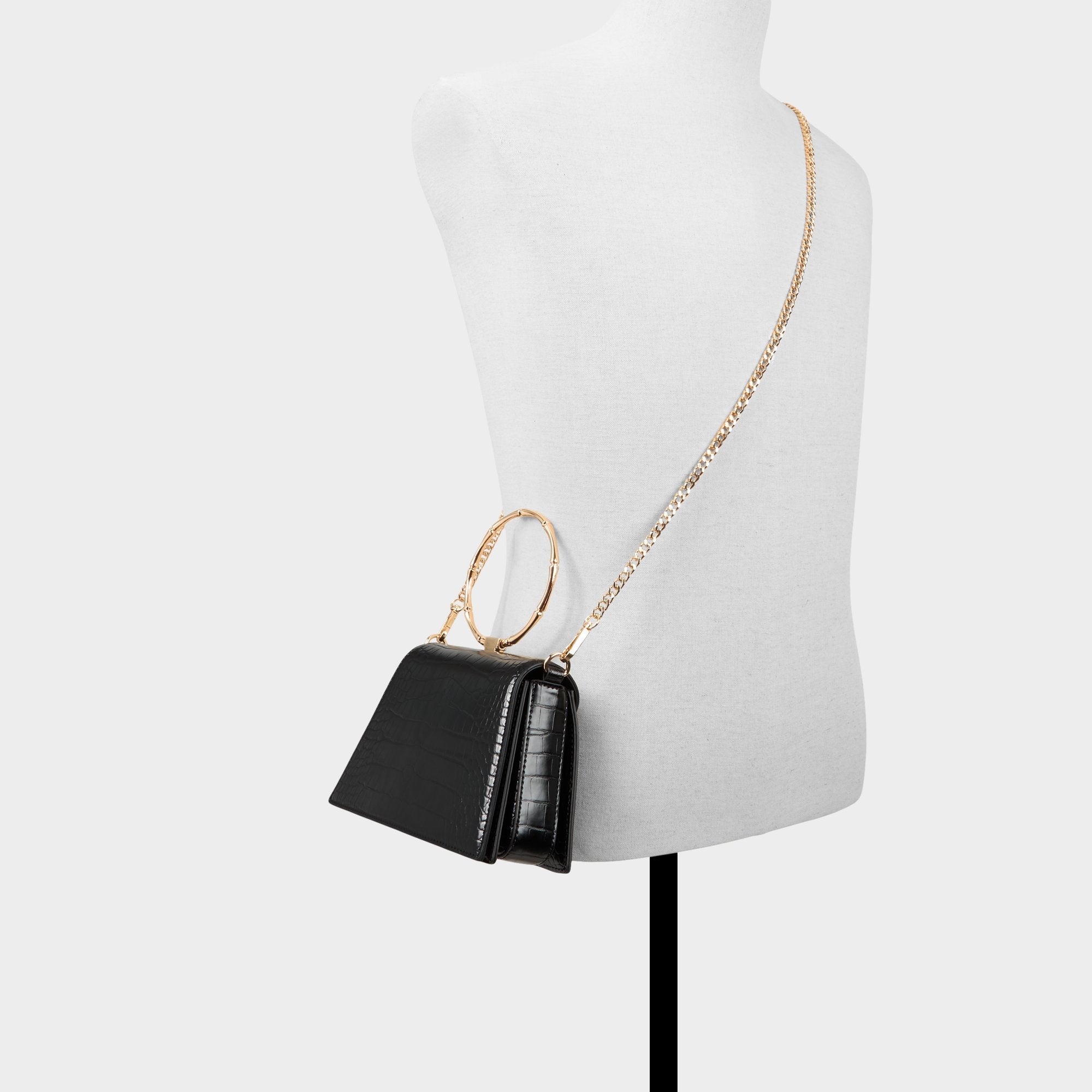 Akaylee in Black - Top handle bag