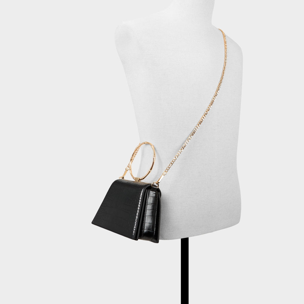 Akaylee in Black - Top handle bag