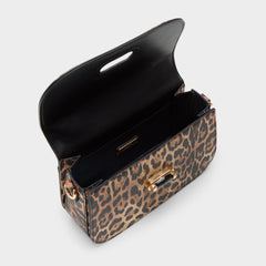 Kairaa in Other Brown - Top handle bag