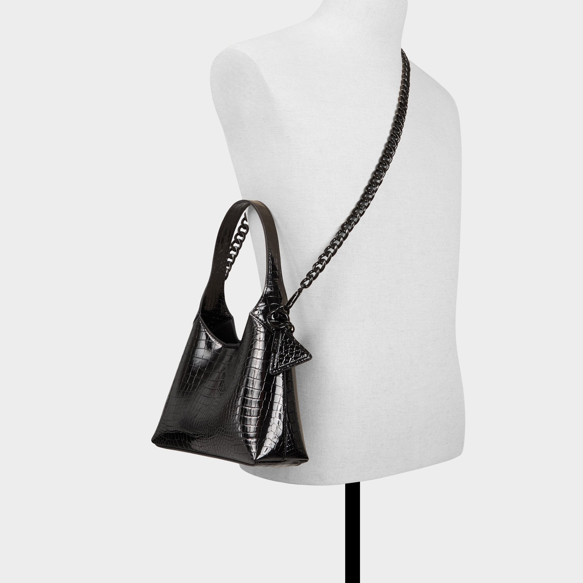 Smallharperr Black/Black Women's Shoulder Bags - Hobo bag