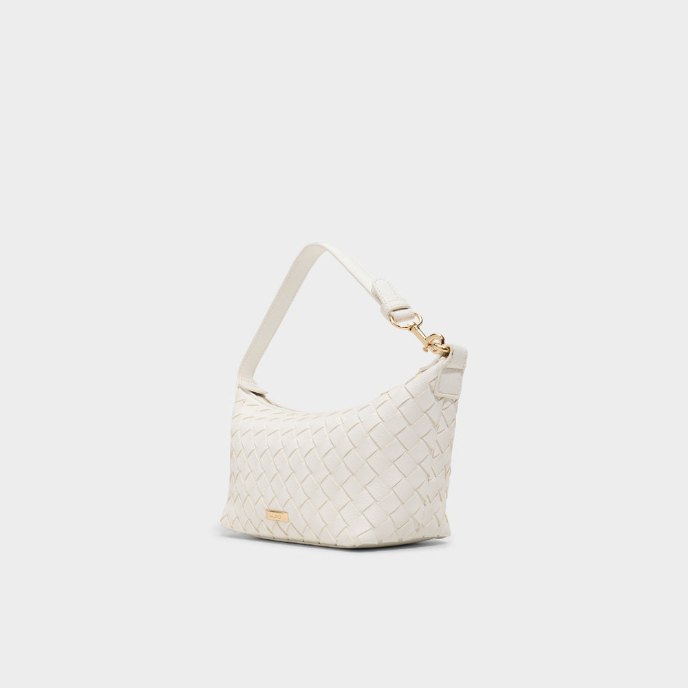 Frankiewoven White Women's Shoulder Bags - Shoulder bag