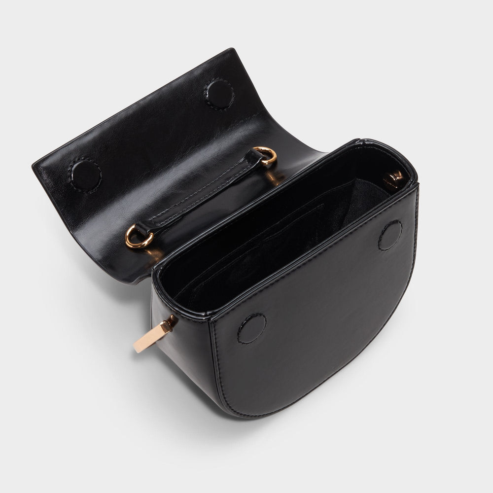 Delightfullx Black Women's Top Handle Bags - Top handle bag