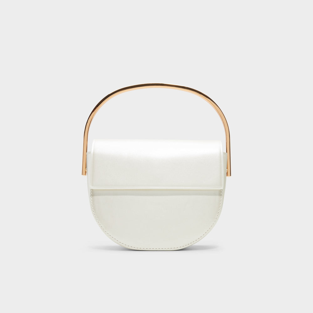 Delightfullx White Women's Top Handle Bags - Top handle bag