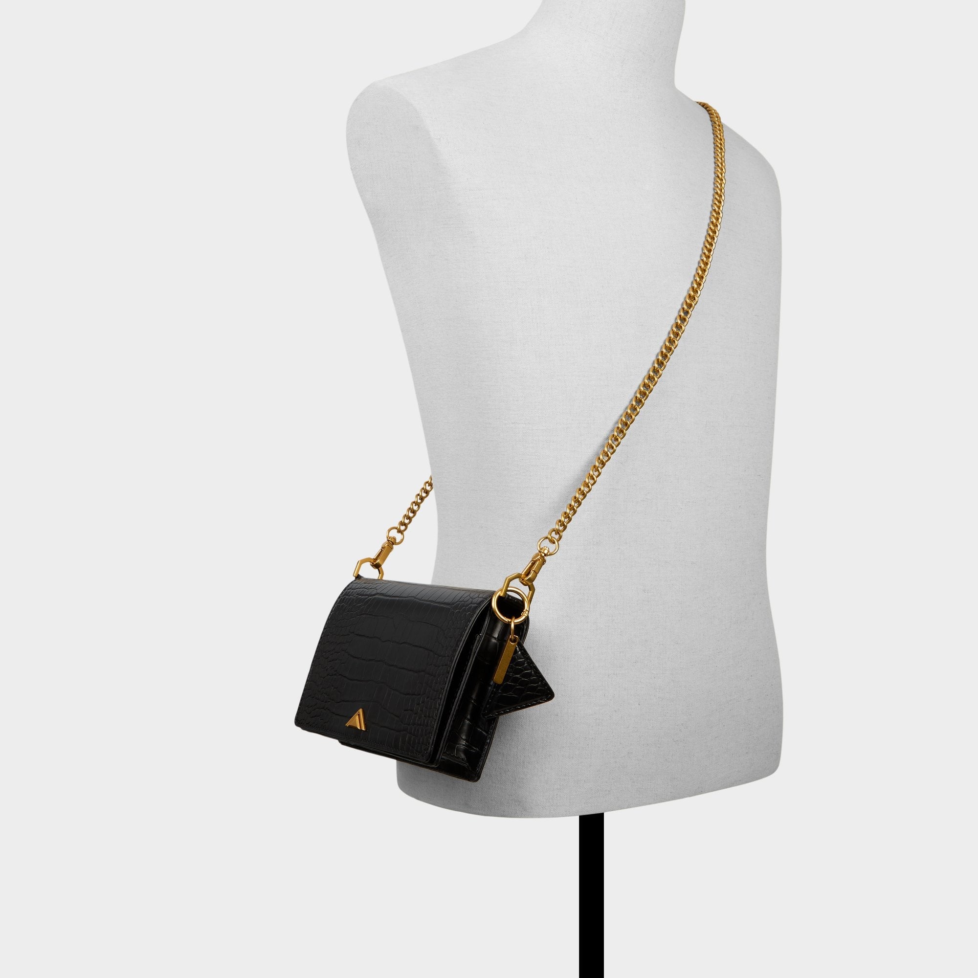 Lilythhx Black Overflow Women's Crossbody Bags - Crossbody bag