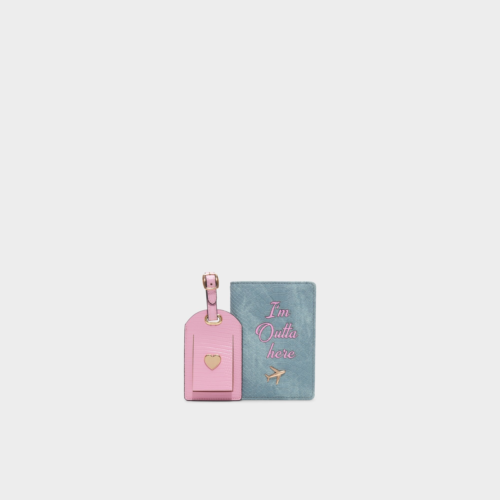 Vacayonthegox Denim Women's Wallets - Luggage tag